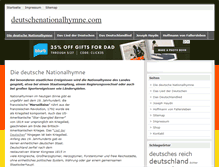 Tablet Screenshot of deutschenationalhymne.com